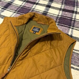 J. Crew Vest Men's L Authentic Outerwear Sussex Walker Equestrian Quilted Brown